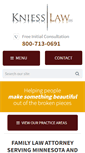 Mobile Screenshot of kniessfamilylaw.com